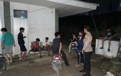 Antisipasi Perang Sarung, Polsek Ketahun Laksanakan Patroli Malam