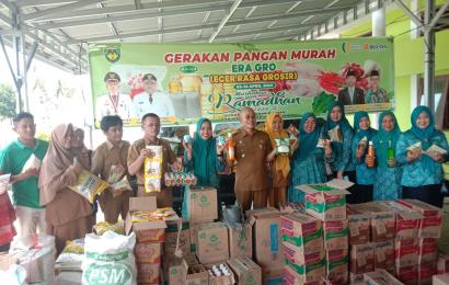 Polsek Pino Raya Berikan Pengaman dan Monitoring Gerakan Pangan Murah ERA GRO 