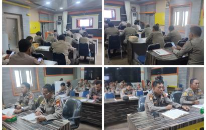 Binrohtal, Personel dan ASN Polresta Bengkulu Ikuti Tadarus Al Quran Juz 13 Berjemaah