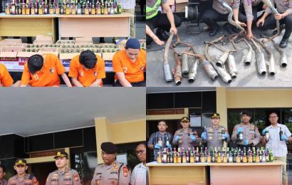 Polresta Bengkulu Rilis Capaian Ops Pekat Nala