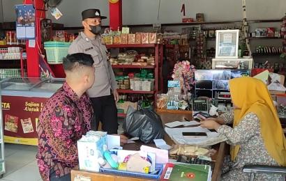 Polsek Giri Mulya Patroli Dialogis Sambang Pelaku Usaha di Desa Giri Mulya