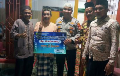 Kapolsek Manna Safari Ramadan Bersama Kepala Bapedda dan Forkopimcam Manna. 
