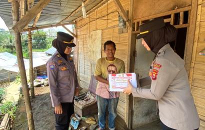 Sat Binmas Polres Kepahiang Salurkan Bantuan Kemanuasian Untuk Negeri