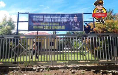 Kanit Samapta Polsek Sungai Rumbai Sebarkan Pesan Kamtibmas Dari Kabaharkam Polri