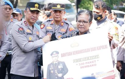 Wujud Kepedulian Kapolri ke Masyarakat, 2 Ribu Bansos Disebar ke Warga Jakarta Utara