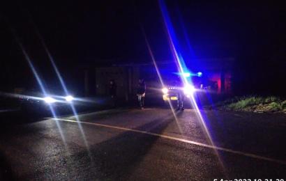 Sat Samapta Polres Rejang Lebong Patroli Rutin Jalan Lintas Curup-Lubuk Lingau