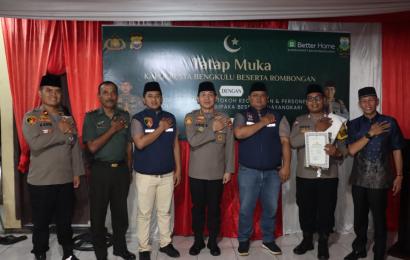 Kapolresta Tatap Muka dengan Unsur Tripika di Polsek Gading Cempaka