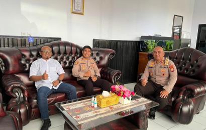 Kapolres Rejang Lebong Terima Kunjungan Ketua SMSI Bengkulu