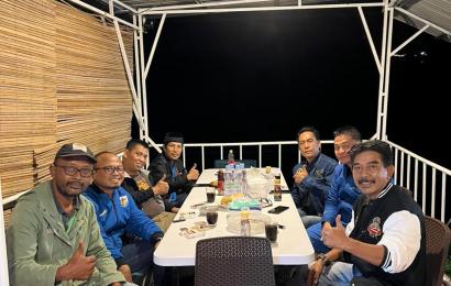 Kapolres Kepahiang Ngopi Bareng Ketua SMSI Bengkulu 