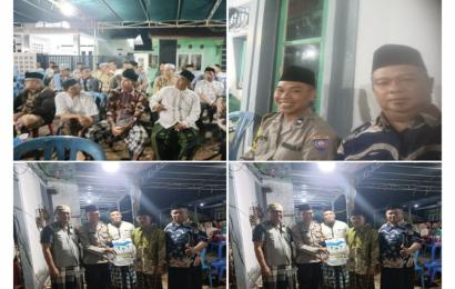 Polsek Teluk Segara  Hadiri Takziah Warga Binaannya