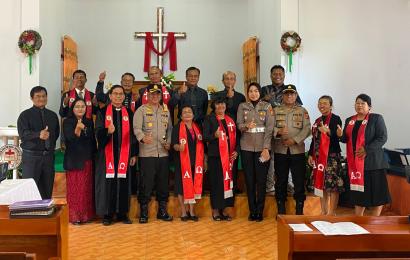 Kapolres Rejang Lebong Pantau Pengamanan Jumat Agung 