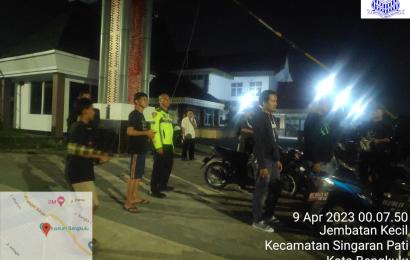 Razia, Polresta Amankan 8 Sepeda Motor dan Dapati 2 Pemuda Bawa 2 Liter Tuak