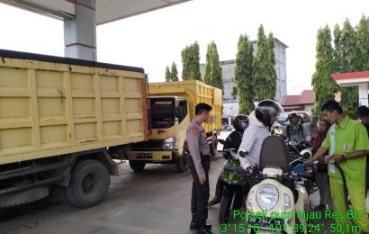 Personel Polsek Putri Hijau Lakukan Patroli Dialogis Diwilayah Hukum Polsek Putri Hijau  