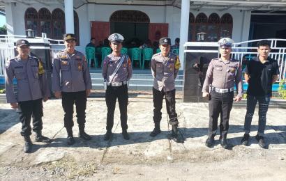 Polesek Teluk Segara Berikan Pengamanan dan Monitoring Ibadah Paskah di Gereja HKBB Jitra 