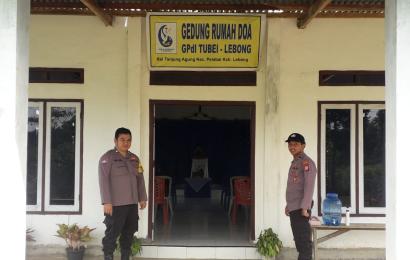 Polsek Lebong Atas Berikan Pengamanan Perayaan Hari Paskah Isa Al Masih di Rumah Ibadah GPdi-Tubei