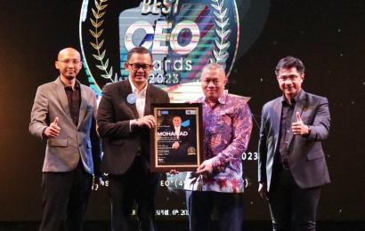 Mohamad Feriadi Soeprapto Dinobatkan ke Empat Kalinya  sebagai Indonesia Best 50 CEO Awards 2023 