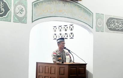 Safari Ramadan, Polres Bengkulu Selatan Berikan Ceramah Kamtibmas di Masjid Al Jannah Mariaffan  