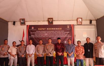 Polres Seluma dan KPU Seluma Rakor Sekaligus MoU Penyelenggaraan Pemilu 2024