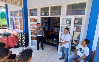 Satlantas Polres Lebong Sosialisasi UU No 22 Tahun 2009 Kepada Anggota Organda 