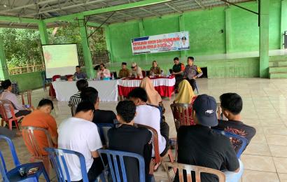 Bhabinkamtibmas Polsek Pino Raya Hadiri Penyuluhan Hukum di desa Tanggo Raso 