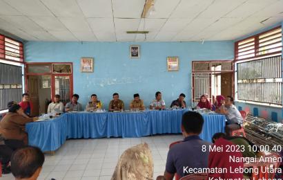 Hadiri Musdes, Aiptu Juwito Ajak Warga Jaga Kamtibmas 