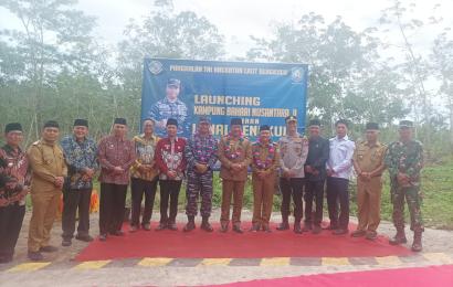 Karya Bakti TNI-AL Tahun Anggaran 2023 di Kabupaten Kaur Resmi Ditutup