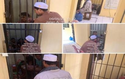 Polresta Bengkulu Kembali Laksanakan Kegiatan Binrohtal Kepada Tahanan