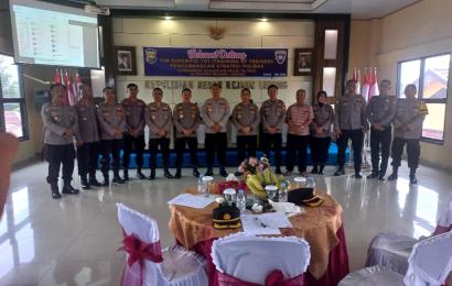 Program Polisi RW Disosialisasikan di Polres Rejang Lebong