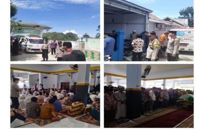 Polsek Gading Cempaka Laksanakan Pengamanan dan Pengaturan Lalin di Kawasan Korban Meninggal Dunia