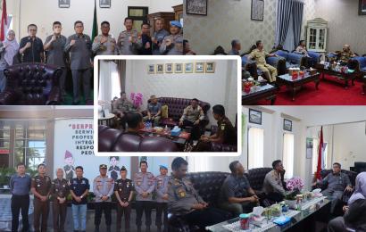 Sinergi, Kapolres AKBP Florentus Situngkir Silaturahmi ke Forkopimda Bengkulu Selatan