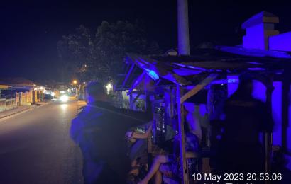 Cegah Kejahatan, Sat Samapta Polres Rejang Lebong Patroli Malam