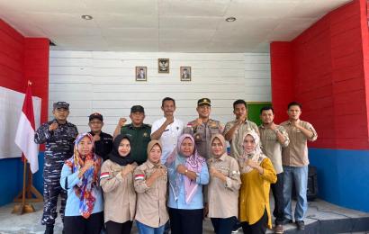 Kapolsek Enggano Hadiri Rapat Pleno Terbuka Rekapitulasi DPSHP Kecamatan Enggano