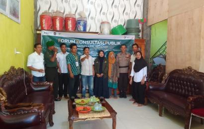 Polsek Tanjung Kemuning Hadiri Kegiatan Pendataan Regsosek Desa Sukarami 