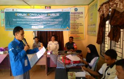 Bhabinkamtibmas Polsek Air Besi Hadiri kegiatan FKP Pendataan Awal Regsosek Desa Dusun Curup