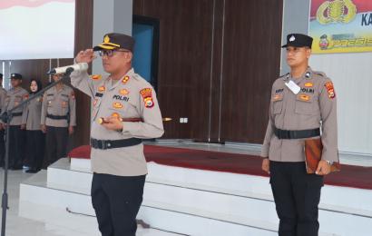 Kapolres Pimpin Sertijab,  Kasat dan  Kapolsek di Polres Bengkulu Selatan 