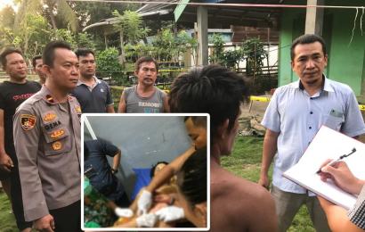 TKP dan kondisi korban saat di Puskesmas