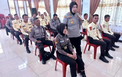 Ditbinmas Polda Bengkulu Gelar Tatap Muka dengan Satpam di Polres Lebong 
