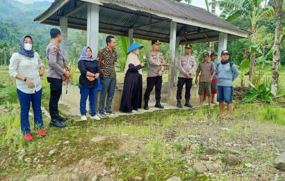 Dukung Ketahanan Pangan, Kapolres Lebong Tinjau Hamparan Sawah MT2 dan Siap  Garap Lahan  