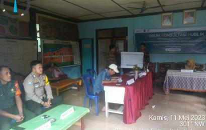Bhabinkamtibmas Hadiri Forum Konsultasi Publik di Desa Pungguk Pedaro