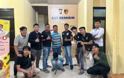 Terduga pelaku berhasil ditangkap