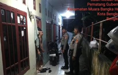 Antisipasi Kejahatan C3, Patroli KRYD Sat Samapta Polresta Bengkulu Sasar ke Pemukiman dan Penghuni Kost
