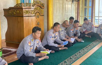 Tingkatkan Ketaqwaan, Polres Bengkulu Selatan Gelar Binrohtal