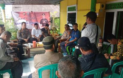 Jumat Curhat Polres Lebong,  Warga Keluhkan Banyak Temuan Kaleng Lem Aibon dan Bungkus Komix