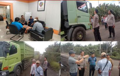 Polsek Kampung Melayu Berikan Pengamanan Aksi Demo Warga Teluk Sepang 