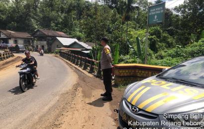 Antisipasi Tindak Pidana, Polsek Sindang Kelingi Patroli Rutin