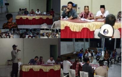 Monitoring Kegiatan Karang Taruna, Bhabinkamtibmas Kampung Melayu Sampaikan Imabuan Kamtibmas 