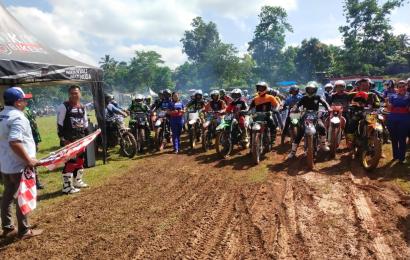 Sukses, Kegiatan Latber Trail Adventure Polsek Giri Mulya di Hadiri Ratusan Peserta