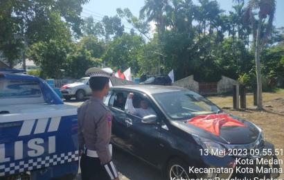 Kawal Pendaftaran Caleg ke KPU, Polres Bengkulu Selatan Siapkan Pola Pengamanan Lalu Lintas
