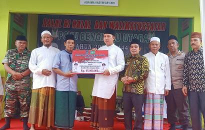 Kasat Binmas Hadiri Halal Bihalal Keluarga Besar PCNU Bengkulu Utara
