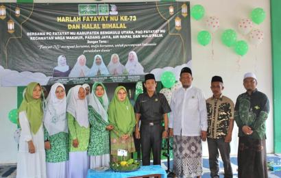 Fatayat NU Peringati Harlah Ke-73 dan Halal Bihalal